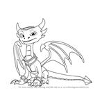 How to Draw Cynder from Spyro