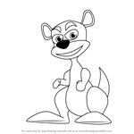 How to Draw Sheila the Kangaroo from Spyro