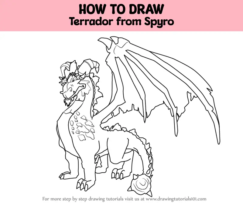 How to Draw Terrador from Spyro (Spyro) Step by Step ...