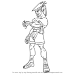 How to Draw Adon from Street Fighter
