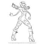 How to Draw Cammy from Street Fighter