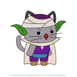 How to Draw Cucumber from StrikeForce Kitty