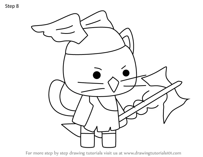 How to Draw Hermes from StrikeForce Kitty (StrikeForce Kitty) Step by ...