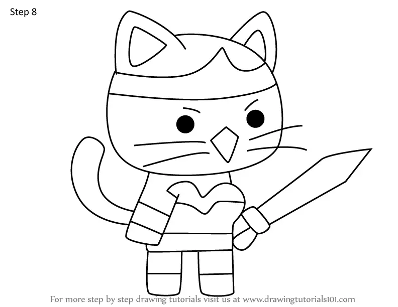 How to Draw Superwoman from StrikeForce Kitty (StrikeForce Kitty) Step ...