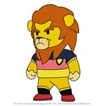 How to Draw German Lion from Stumble Guys
