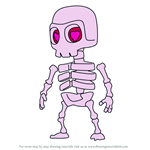 How to Draw i 3 Skele from Stumble Guys