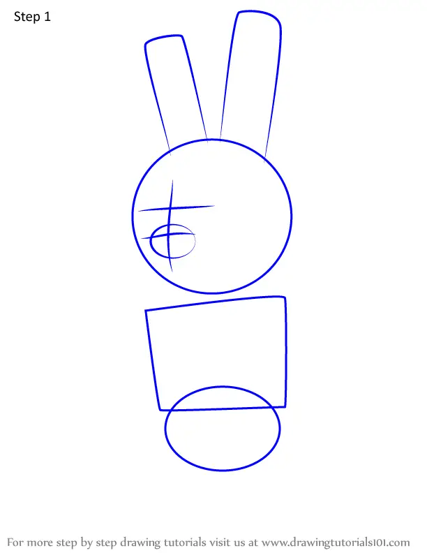 How to Draw Lunar Rabbit from Stumble Guys (Stumble Guys) Step by Step ...