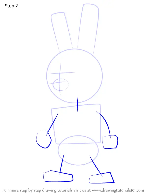 How to Draw Lunar Rabbit from Stumble Guys (Stumble Guys) Step by Step ...