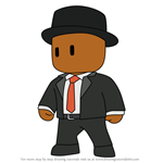 How to Draw Mr. Business from Stumble Guys