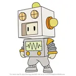 How to Draw Mr. Stumblebot from Stumble Guys