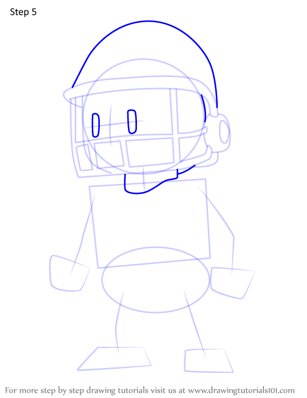 How to Draw Quarterback from Stumble Guys (Stumble Guys) Step by Step