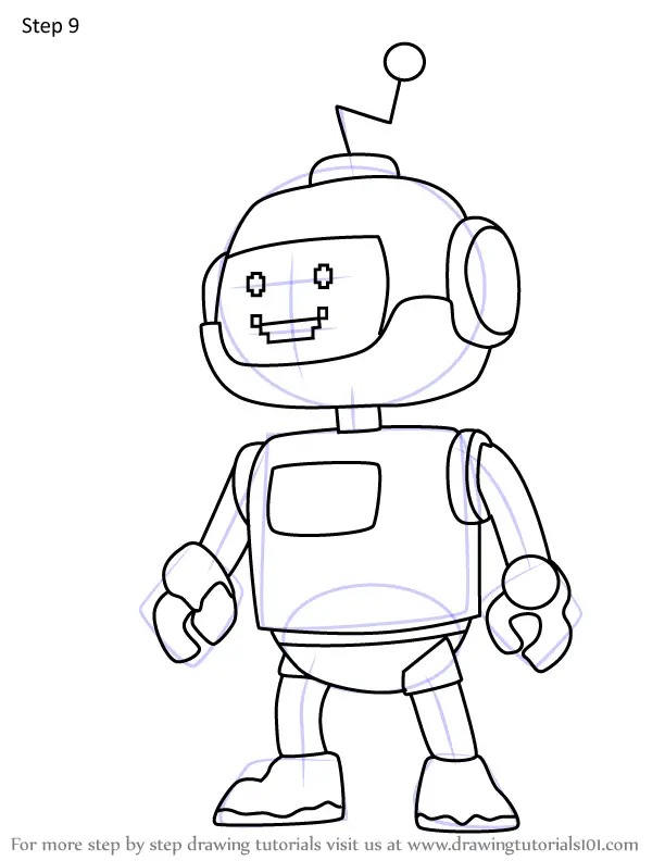 How to Draw StumbleBot Mk3 from Stumble Guys (Stumble Guys) Step by ...