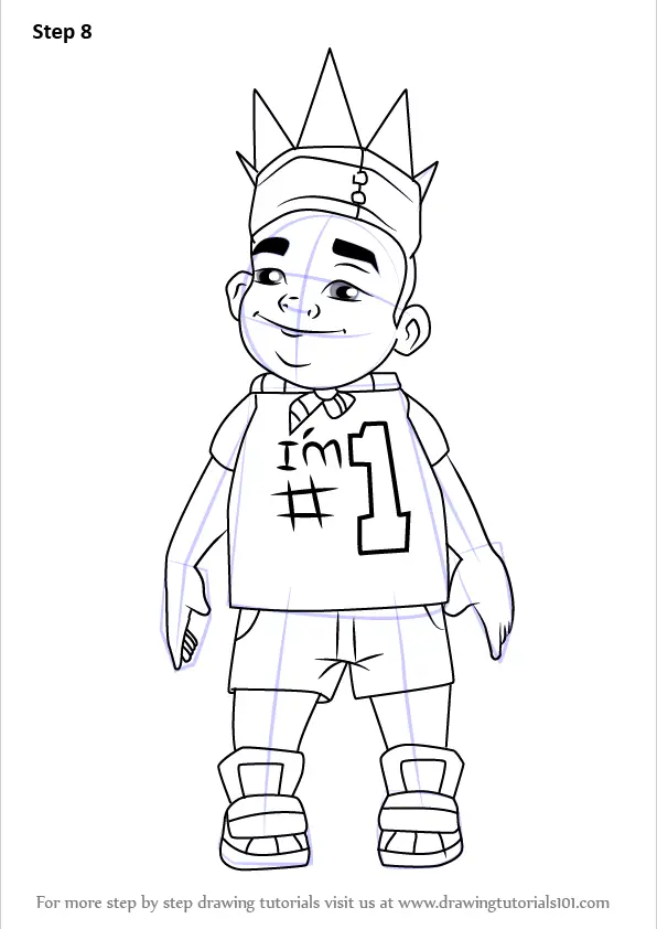 Jake From Subway Surfers Drawing