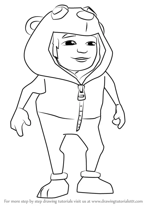 Tricky From Subway Surfers Page Coloring Pages