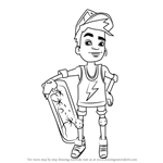 How to Draw Nick from Subway Surfers