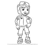 How to Draw Roberto from Subway Surfers