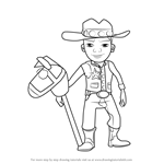 How to Draw Wayne from Subway Surfers