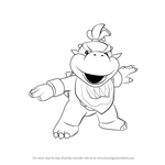 How to Draw Bowser Jr. from Super Mario
