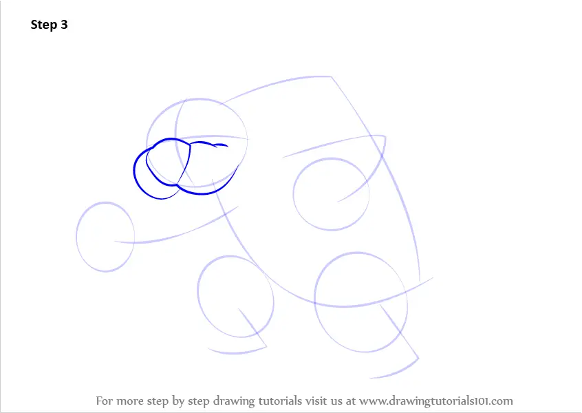 how to draw bowsers face