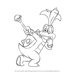 How to Draw Iggy Koopa from Super Mario