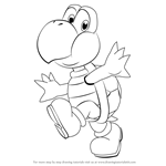 How to Draw Koopa Troopa from Super Mario