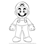 How to Draw Mario from Super Mario