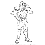How to Draw Captain Falcon from Super Smash Bros