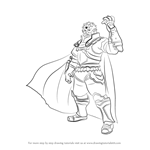 How to Draw Ganondorf from Super Smash Bros