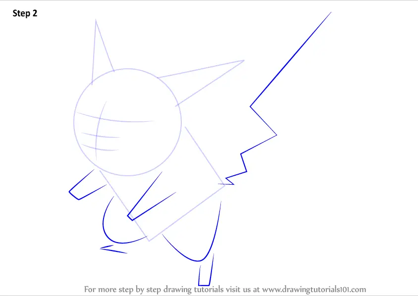 How to Draw Pikachu from Super Smash Bros (Super Smash Bros.) Step by ...