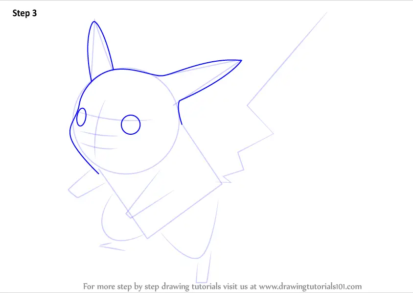 How to Draw Pikachu from Super Smash Bros (Super Smash Bros.) Step by ...