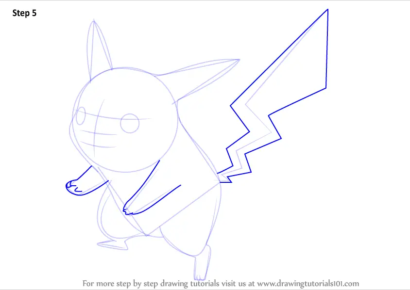 How To Draw Pikachu From Super Smash Bros (super Smash Bros.) Step By 