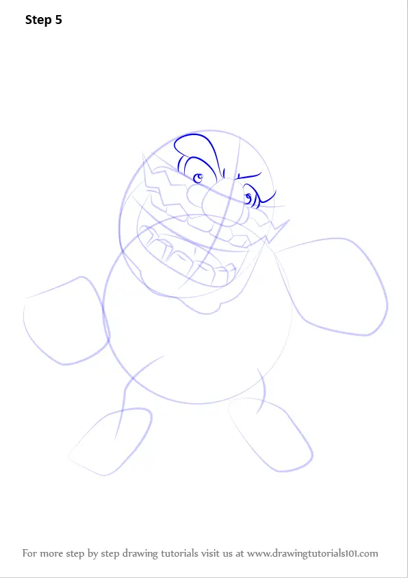 how to draw baby wario