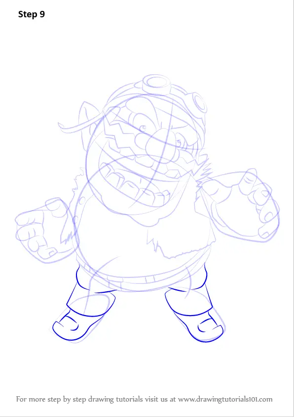 Learn How to Draw Wario from Super Smash Bros (Super Smash Bros.) Step