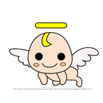 How to Draw Chestnut Angel from Tamagotchi