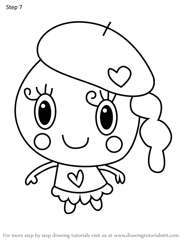 How to Draw Ciaotchi from Tamagotchi (Tamagotchi) Step by Step ...