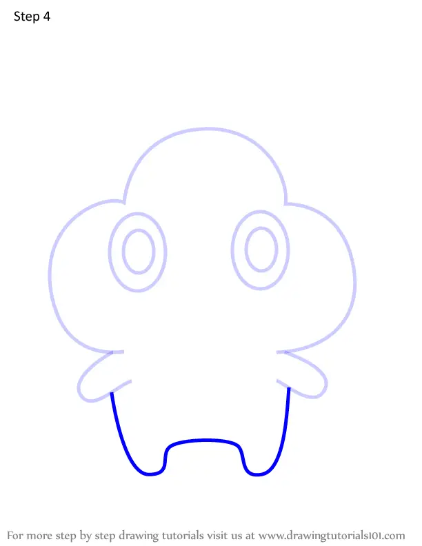 How to Draw Clubutchi from Tamagotchi (Tamagotchi) Step by Step ...