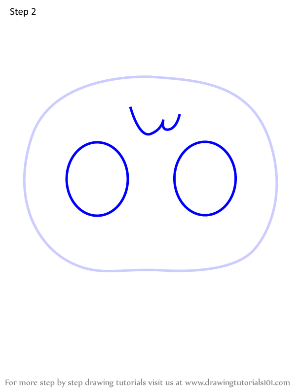 How to Draw Hanbunkotchi from Tamagotchi (Tamagotchi) Step by Step ...