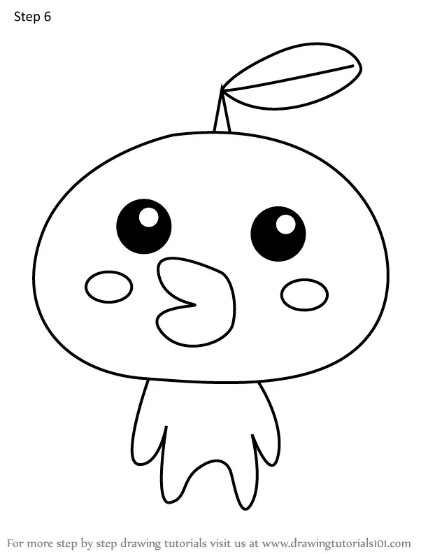 How to Draw Hatugatchi from Tamagotchi (Tamagotchi) Step by Step ...