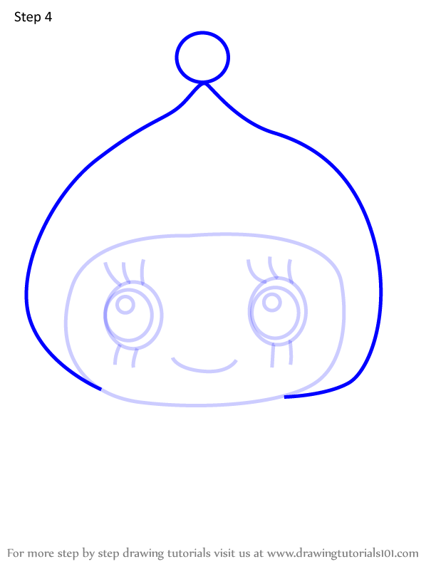 How to Draw Himespetchi from Tamagotchi (Tamagotchi) Step by Step ...