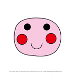 How to Draw Hoppetchi from Tamagotchi