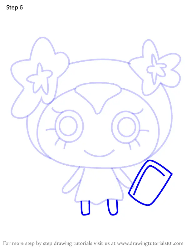 How to Draw Hoshigirltchi from Tamagotchi (Tamagotchi) Step by Step ...