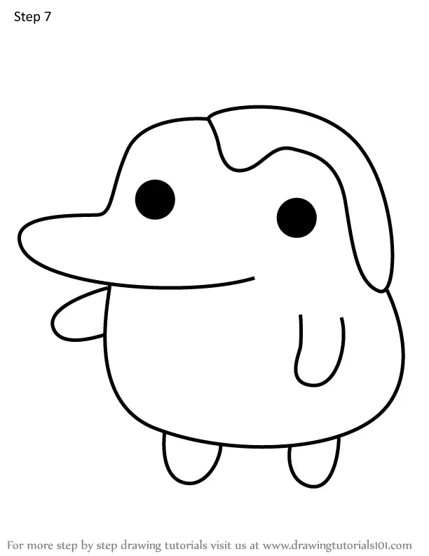 How to Draw Jr. Ginjirotchi from Tamagotchi (Tamagotchi) Step by Step ...