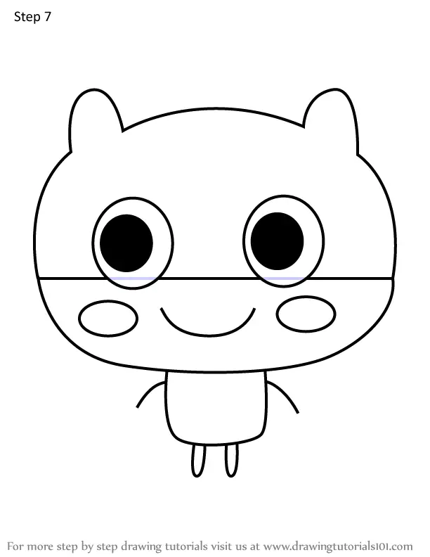 How To Draw Kilalatchi From Tamagotchi (tamagotchi) Step By Step 