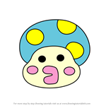 How to Draw Kinotchi from Tamagotchi