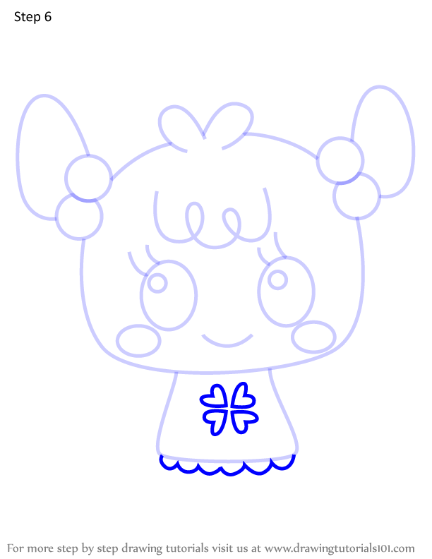 How to Draw Konenetchi from Tamagotchi (Tamagotchi) Step by Step ...