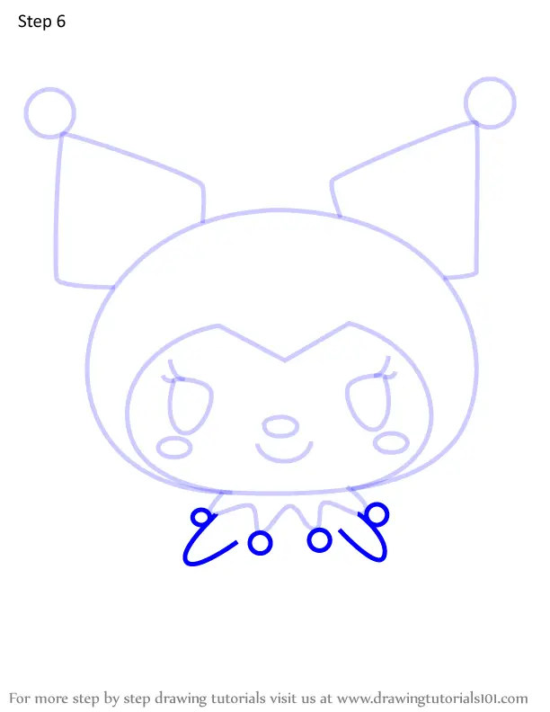 How to Draw Kuromi from Tamagotchi (Tamagotchi) Step by Step ...