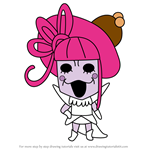 How to Draw Lady Babatchi from Tamagotchi