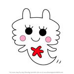 How to Draw Lionetchi from Tamagotchi