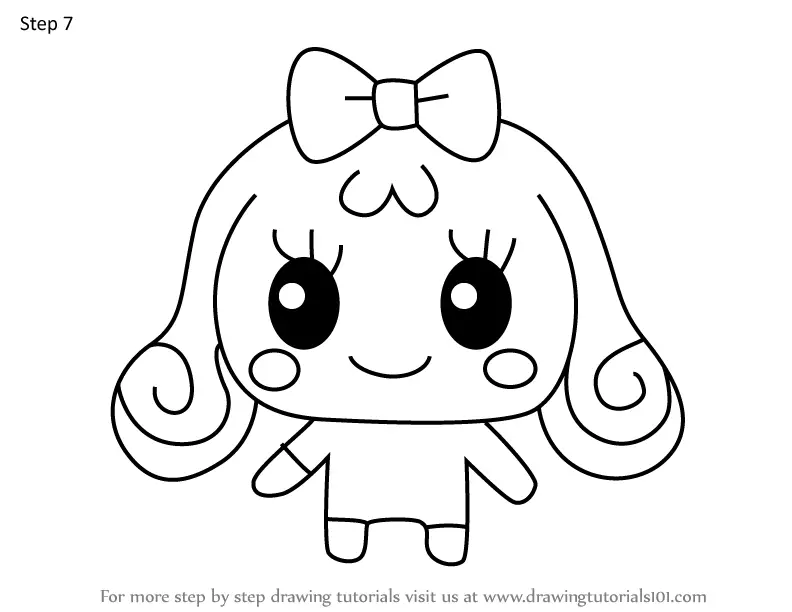 How to Draw Milktchi from Tamagotchi (Tamagotchi) Step by Step ...