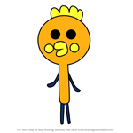 How to Draw Modeltchi Male from Tamagotchi